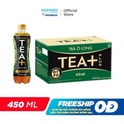 Thumbnail Thùng 24 Chai Trà Ô long Tea+ (450ml /chai) 2