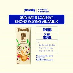 Thumbnail Thùng 24 hộp Sữa hạt 9 loại hạt không đường Vinamilk - hộp 180ml 2