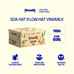 Thumbnail Thùng 24 hộp Sữa hạt 9 loại hạt Vinamilk - hộp 180ml 1