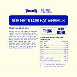 Thumbnail Thùng 24 hộp Sữa hạt 9 loại hạt Vinamilk - hộp 180ml 3