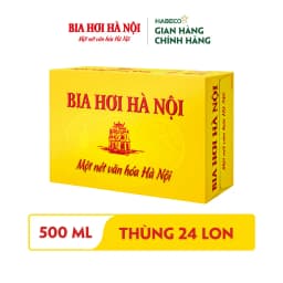 Thumbnail Thùng 24 lon Bia Hơi Hà Nội - HABECO (500ml/lon) 2