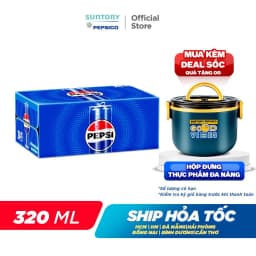 Thumbnail Thùng 24 Lon Nước Ngọt Có Gaz Pepsi (320ml/lon hoặc 350ml/lon) 2