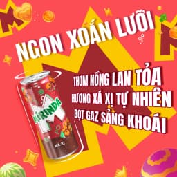 Thumbnail Thùng 24 Lon Nước Ngọt Có Gaz Mirinda Xá Xị (320ml/lon) 3