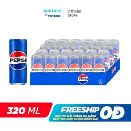 Thumbnail Thùng 24 Lon Nước Ngọt Có Gaz Pepsi Lon Xanh (320ml/lon hoặc 350ml/lon) 3