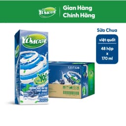 Thumbnail Thùng 48 Hộp Sữa Chua Lên Men Tự Nhiên Yomost Bạc Hà - Việt Quất (170ml/Hộp) 1