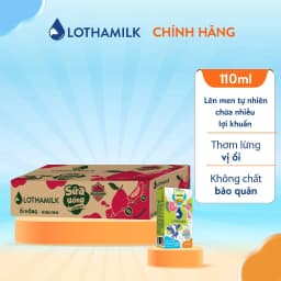 Thumbnail Thùng 48 hộp sữa tươi lên men tiệt trùng Lothamilk 110ml 1