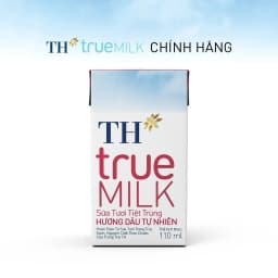 Thumbnail Thùng 48 hộp sữa tươi tiệt trùng TH true MILK hương dâu tự nhiên 110 ml (110 ml x 48) 2