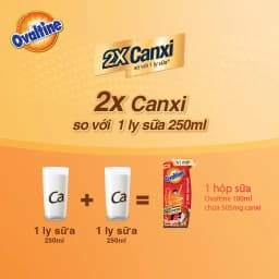 Thumbnail Thùng 48 hộp Thức uống lúa mạch gấp đôi Canxi hương vị sô-cô-la Ovaltine (180ml x 48) 4