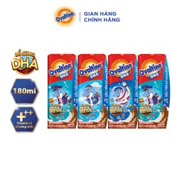 Thumbnail Thùng 48 hộp Thức uống lúa mạch hương vị sô-cô-la Ovaltine DHA+ (180ml x 48) 2