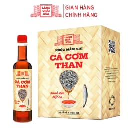 Thumbnail Thùng 6 chai nước mắm nhỉ cá cơm than Làng Chài Xưa 525ml/chai sánh đặc thịt cá 300 năm truyền thống 3
