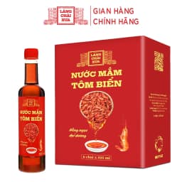 Thumbnail Thùng 6 chai nước mắm tôm biển Làng Chài Xưa 525ml Hồng Ngọc Đại Dương 300 năm truyền thống 3