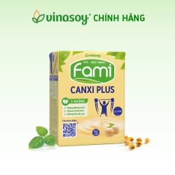 Thumbnail Thùng sữa đậu nành Fami Canxi Plus nguyên vị hộp (36 hộp x 200ml) 2