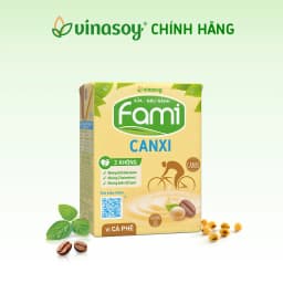 Thumbnail Thùng sữa đậu nành Fami Canxi Cà Phê (36 hộp x 200ml) 2