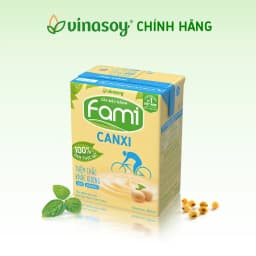 Thumbnail Thùng sữa đậu nành Fami Canxi có đường (36 hộp x 200ml) 1