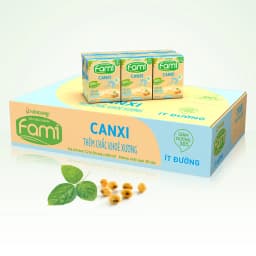 Thumbnail Thùng sữa đậu nành Fami Canxi ít đường (36 hộp x 200ml) 4
