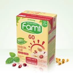 Thumbnail Thùng sữa đậu nành Fami Go Đậu đỏ (36 hộp x 200ml) 2