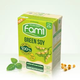 Thumbnail Thùng sữa đậu nành Fami Green Soy không bổ sung đường (36 hộp x 180ml) 3