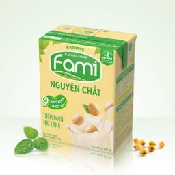 Thumbnail Thùng sữa đậu nành Fami Nguyên chất có đường (36 hộp x 200ml) 1