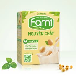 Thumbnail Thùng sữa đậu nành Fami Nguyên chất có đường (36 hộp x 200ml) 2