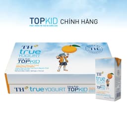 Thumbnail Thùng Sữa Chua Uống Tiệt Trùng TH true YOGURT TOPKID milk Hương Cam 110ml (48 Hộp) 1