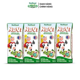 Thumbnail Thùng Sữa Dinh Dưỡng Tiệt Trung NuVi Có Đường 180ml (Hộp 180ml x 48) 2