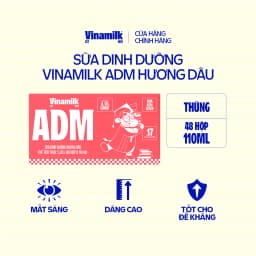 Thumbnail Thùng Sữa dinh dưỡng Vinamilk ADM Gold IQ Hương dâu Hộp 110ml - 48 hộp/Thùng 2