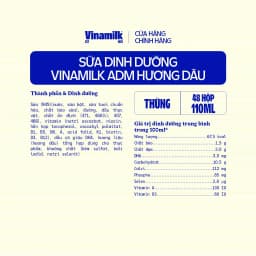Thumbnail Thùng Sữa dinh dưỡng Vinamilk ADM Gold IQ Hương dâu Hộp 110ml - 48 hộp/Thùng 3
