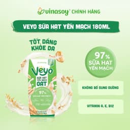 Thumbnail Thùng Sữa hạt Yến mạch Veyo Oat (30 Hộp x 180ml) 2