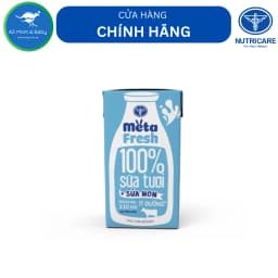 Thumbnail Thùng sữa tươi chứa sữa non Nutricare Meta FRESH ít đường (110ml x 48 hộp) 1
