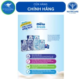 Thumbnail Thùng sữa tươi chứa sữa non Nutricare Meta FRESH ít đường (110ml x 48 hộp) 2