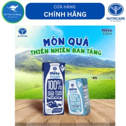 Thumbnail Thùng sữa tươi chứa sữa non Nutricare Meta FRESH ít đường (110ml x 48 hộp) 4