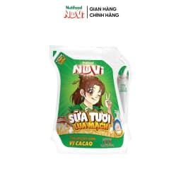 Thumbnail Thùng Sữa Tươi Lúa Mạch NuVi Vị Ca Cao 110ml (Túi 110ml x 24) - Phát Triển Chiều Cao 4
