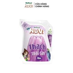 Thumbnail Thùng Thạch Trái Cây NuVi Vị Nho 110ml - Không Chất Bảo Quản (Túi 110ml x 24) 2