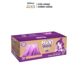 Thumbnail Thùng Thạch Trái Cây NuVi Vị Nho 110ml - Không Chất Bảo Quản (Túi 110ml x 24) 3