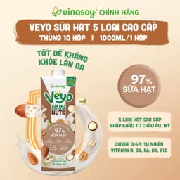 Thumbnail Thùng Veyo sữa hạt 05 loại cao cấp (10 hộp x 1 Lít) 2
