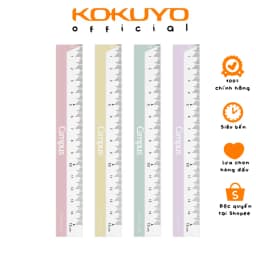 Thumbnail Thước Kẻ Nhựa KUSUMI Series Acrylic Mờ 15cm Hạn Chế Trầy Xước Chính Hãng Campus 1