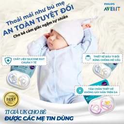 Thumbnail Ti Giả Avent Ultra Air 0-6 Tháng, Núm Ty Ngậm Cho Bé Sơ Sinh An Toàn Mềm Mại Chính Hãng 2