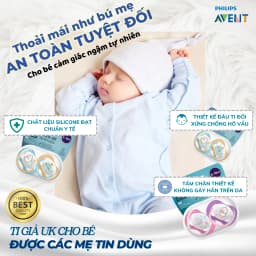 Thumbnail Ti Giả Avent Ultra Air 6-18 Tháng, Núm Ty Ngậm Cho Bé An Toàn Mềm Mại Chính Hãng 2