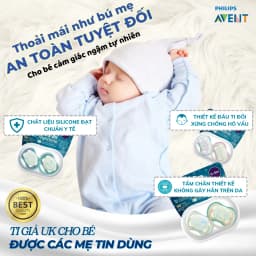 Thumbnail Ti Giả Avent Ultra Air Phát Sáng 0-18 Tháng Tuổi, Núm Ty Ngậm Ban Đêm Cho Trẻ Chính Hãng 1