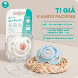 Thumbnail Ti Giả Kamidi Pacifier Núm Ti Ngậm Cao Cấp Cho Bé An Toàn Mềm Mại Giúp Bé Dễ Dàng Cai Bình Sữa 1