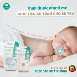 Thumbnail Ti Giả Kamidi Pacifier Núm Ti Ngậm Cao Cấp Cho Bé An Toàn Mềm Mại Giúp Bé Dễ Dàng Cai Bình Sữa 2