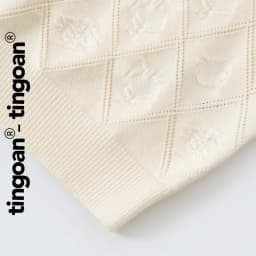 Thumbnail TINGOAN® - Áo len be crop bề mặt len hoạ tiết quả trám chi tiết buộc nơ YURI YURI TOP/NUDE PHIÊN BẢN MỚI NHẤT T6/24 4