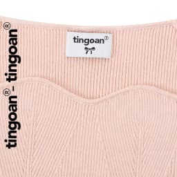 Thumbnail TINGOAN® - Áo len xù mỏng ngắn tay cổ lượn viền hồng nhạt DATE MAKER TOP/NP PHIÊN BẢN MỚI NHẤT T6/2024 1
