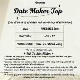 Thumbnail TINGOAN® - Áo len xù mỏng ngắn tay cổ lượn viền hồng nhạt DATE MAKER TOP/NP PHIÊN BẢN MỚI NHẤT T6/2024 4