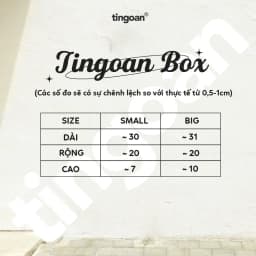Thumbnail TINGOAN® - PHỤ KIỆN TÚI GIẤY BÌA MỀM BẠC TINGOAN QUAI ĐÍNH KEO 4