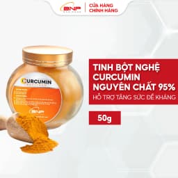 Thumbnail Tinh bột nghệ Curcumin nguyên chất 95% Baniphar tăng sức đề kháng cho người lớn hộp 50gr 2