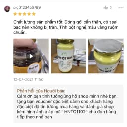 Thumbnail Tinh bột nghệ nhiều curcumin HNT NATURAL PRODUCT TBN 500G 2