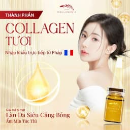 Thumbnail Tinh chất collagen tươi Vieskin Collagen Gold Shine căng bóng da, làm đẹp, trẻ hoá da và chăm sóc môi sau phun xăm 7ml 3