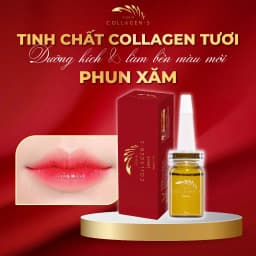 Thumbnail Tinh chất Collagen tươi Vieskin Luxury làm dẹp da và chăm sóc môi/mày sau phun xăm (Chính hãng) 2