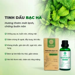 Thumbnail Tinh dầu bạc hà nguyên chất Đất Việt dung tích 10ml, 30ml & 50ml, dùng xông phòng 2